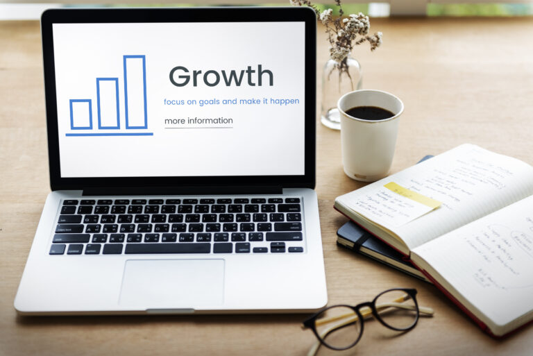 business evaluation information growth concept